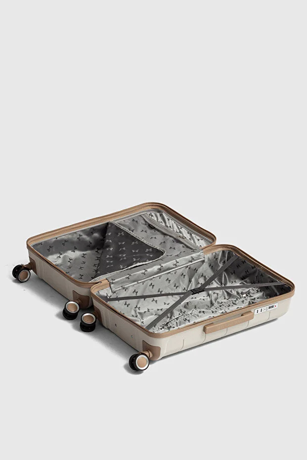 Monako 4'lü tekerlekli kırılmaz set valiz Polipropilen Süper esnek kırılmaz tekerlekli valiz bavul